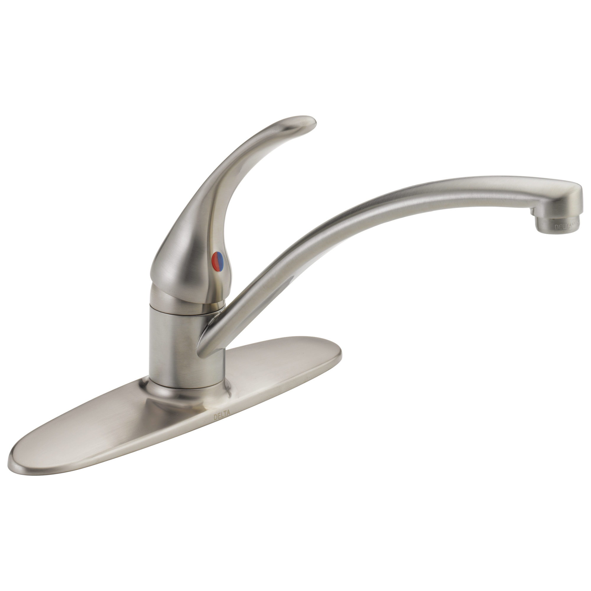 Delta - Single Handle Kitchen Faucet - Stainless - B1310LF-SS