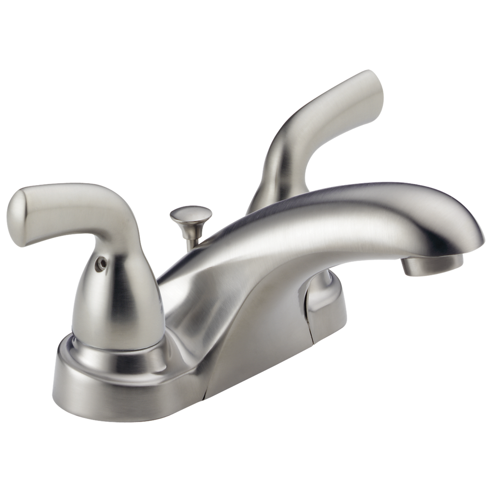 Delta - Two Handle Centerset Bathroom Faucet - Stainless - B2510LF-SS