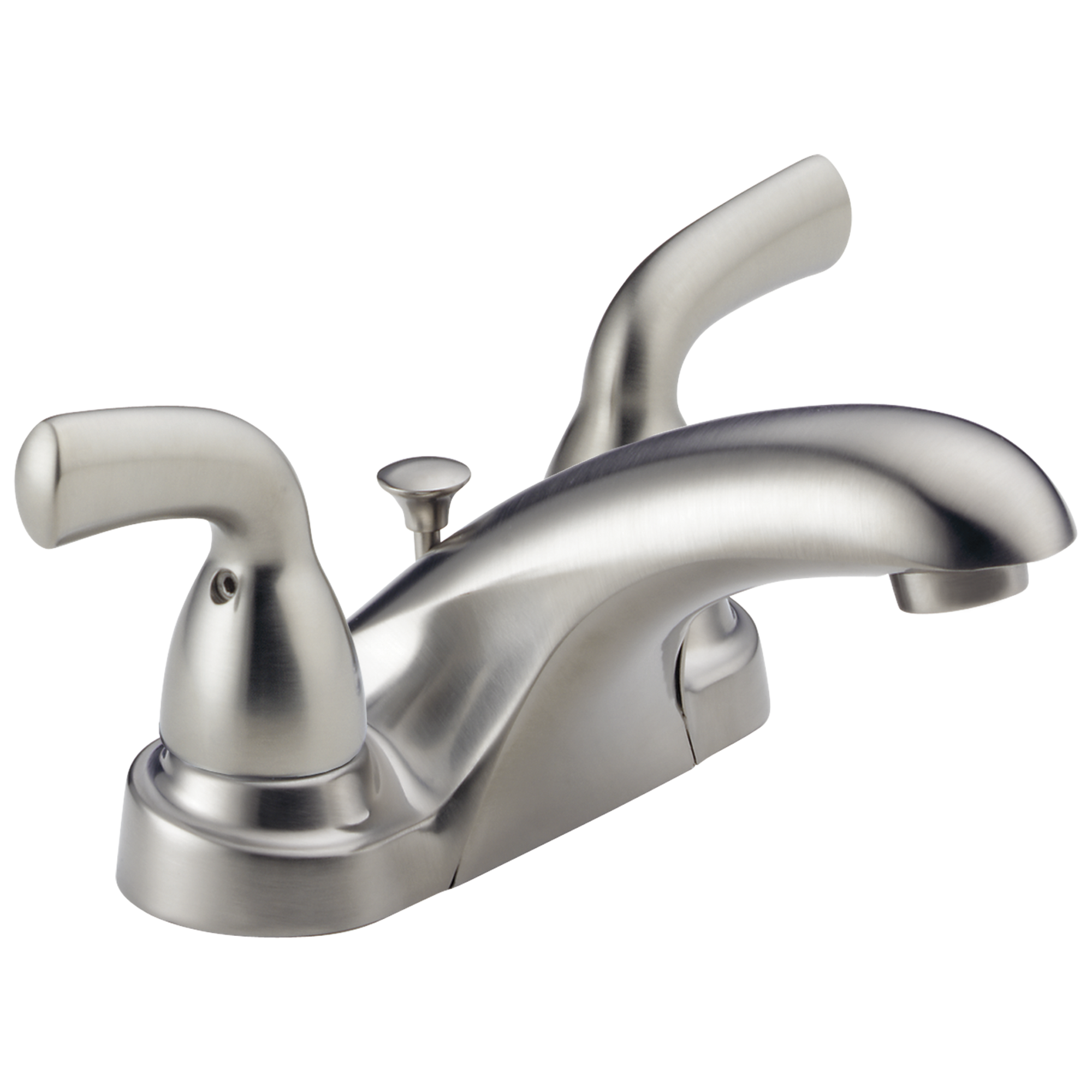 Delta - Two Handle Centerset Bathroom Faucet - Stainless - B2510LF-SS