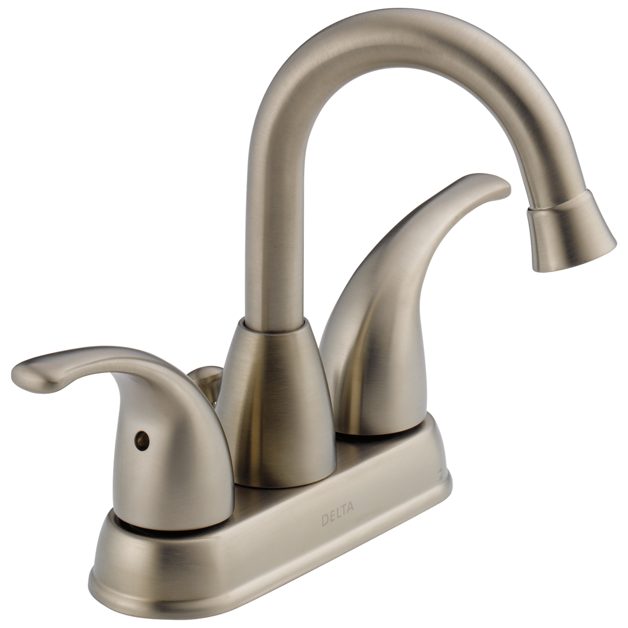 Delta - Two Handle Centerset Bathroom Faucet - Brushed Nickel - B2519LF-BN