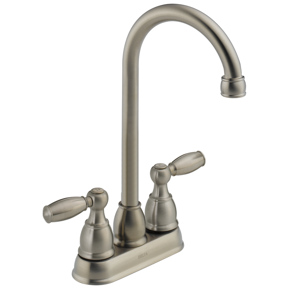 Delta - Two Handle Bar / Prep Faucet - Stainless - B28911LF-SS