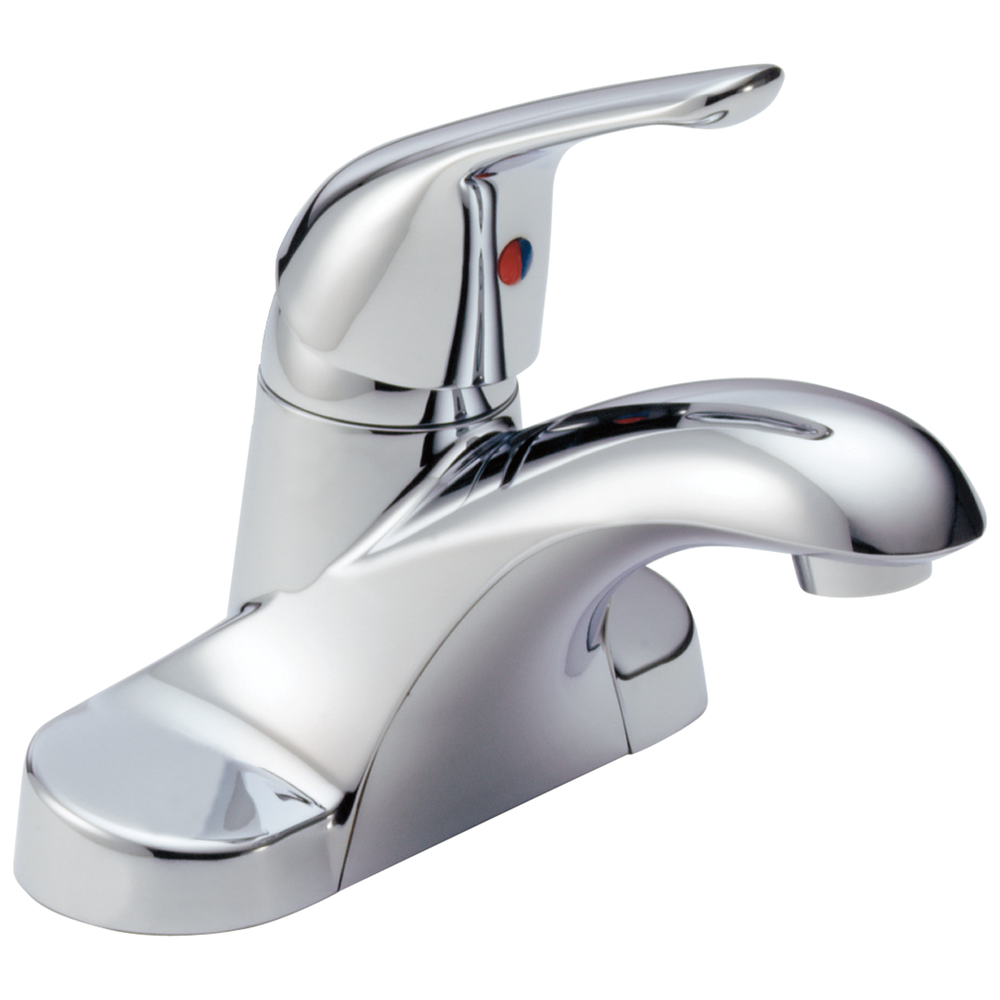 Delta - Single Handle Centerset Bathroom Faucet - Chrome - B501LF