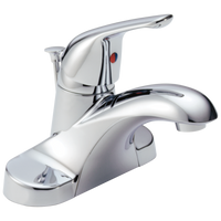 Delta - Single Handle Centerset Bathroom Faucet - Chrome - B510LF