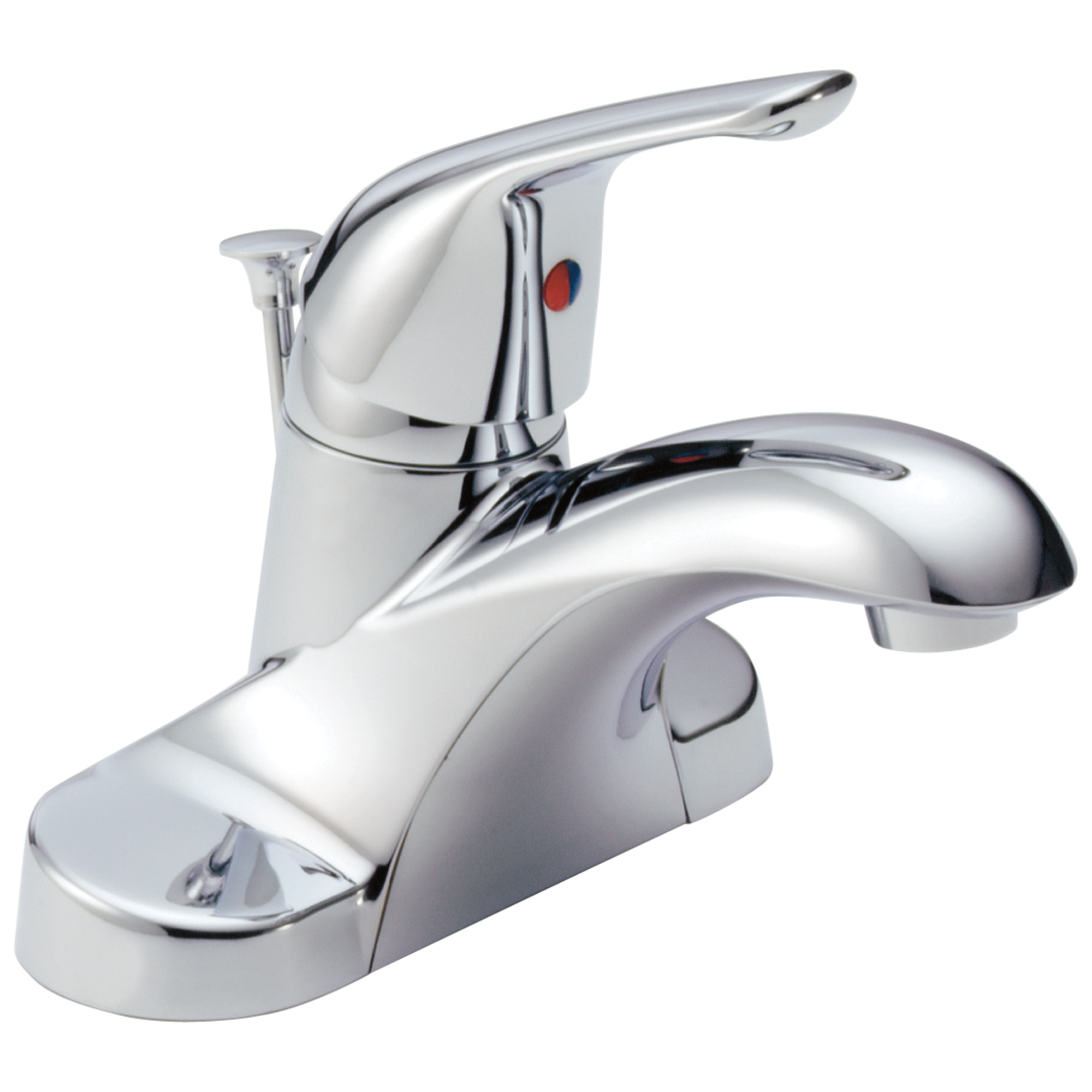 Delta - Single Handle Centerset Bathroom Faucet - Chrome - B510LF