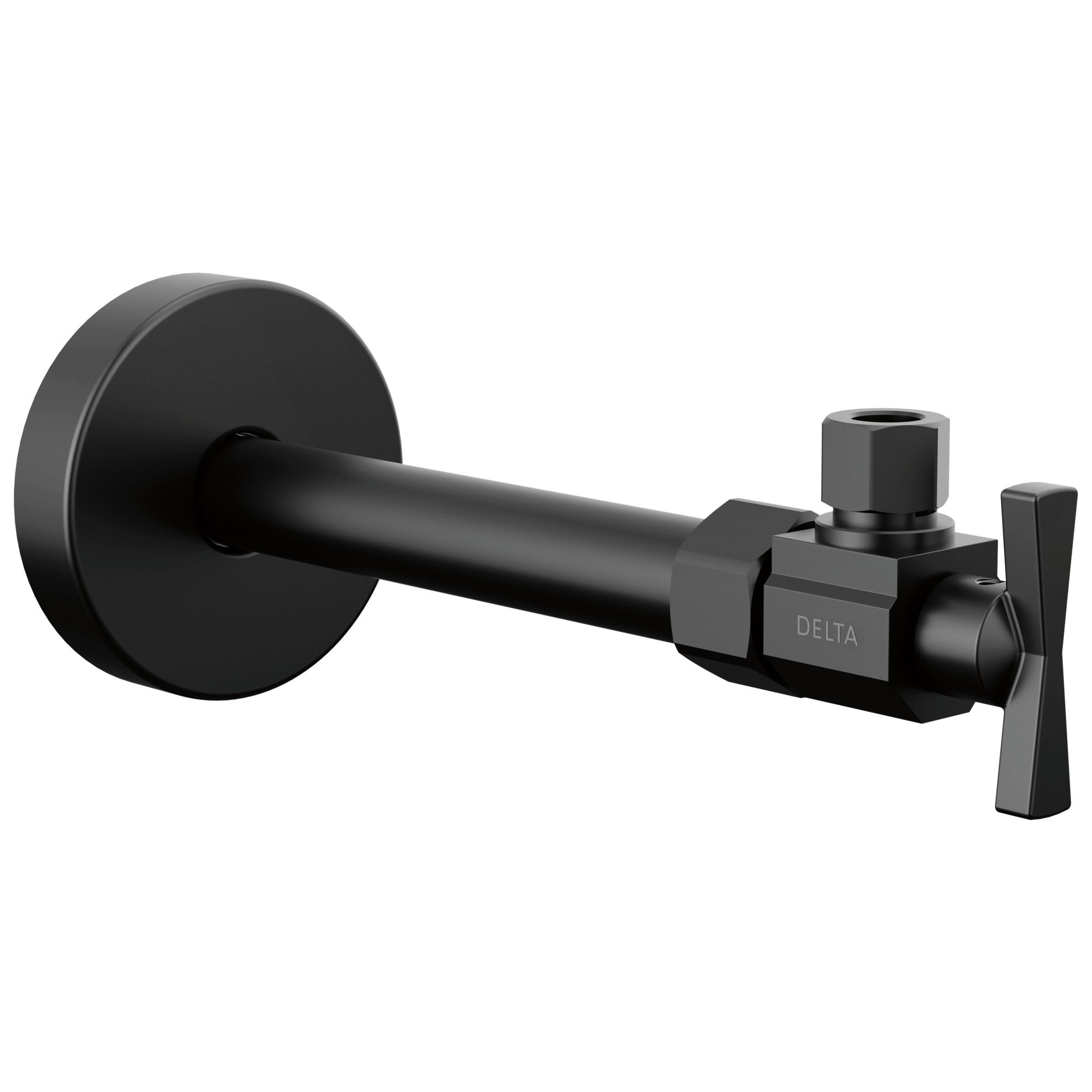 Delta - Angled Supply Stop Valve - Matte Black - DT022203-BL