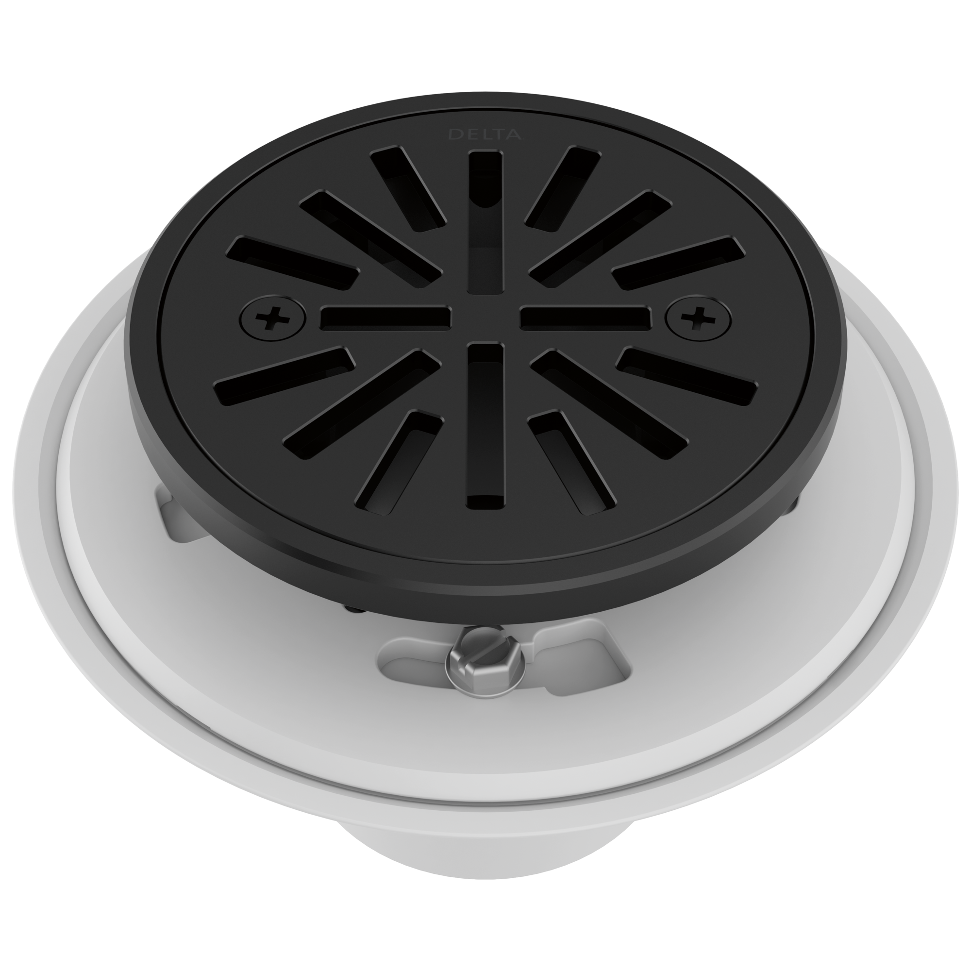 Delta - 4" Tile-In Round Shower Drain - Matte Black - DT061411-BL