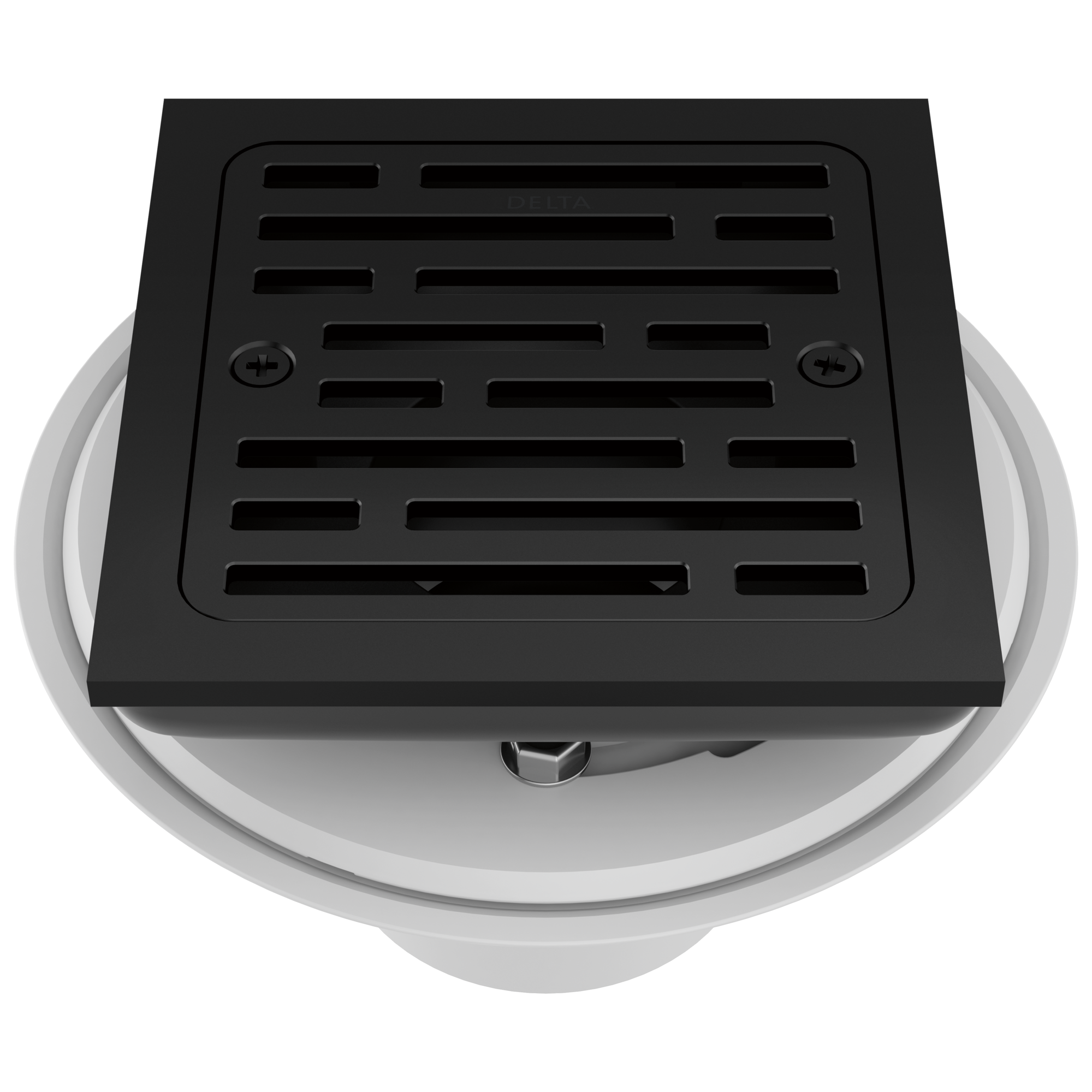 Delta - 4" Tile-In Square Shower Drain - Matte Black - DT062412-BL