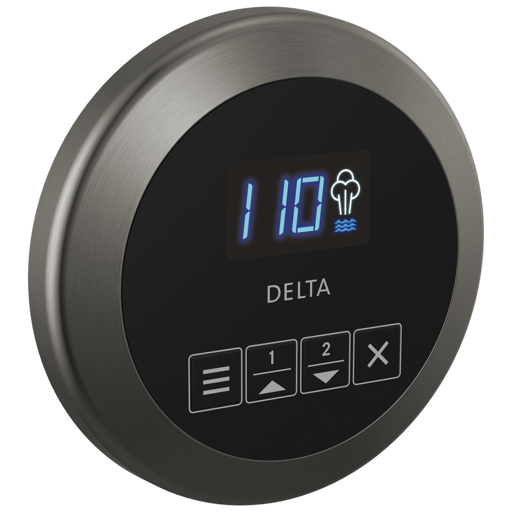 Delta - Round Steam Control - Lumicoat® Black Stainless - EP103307KSPR