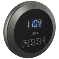 Delta - Round Steam Control - Lumicoat® Black Stainless - EP103307KSPR