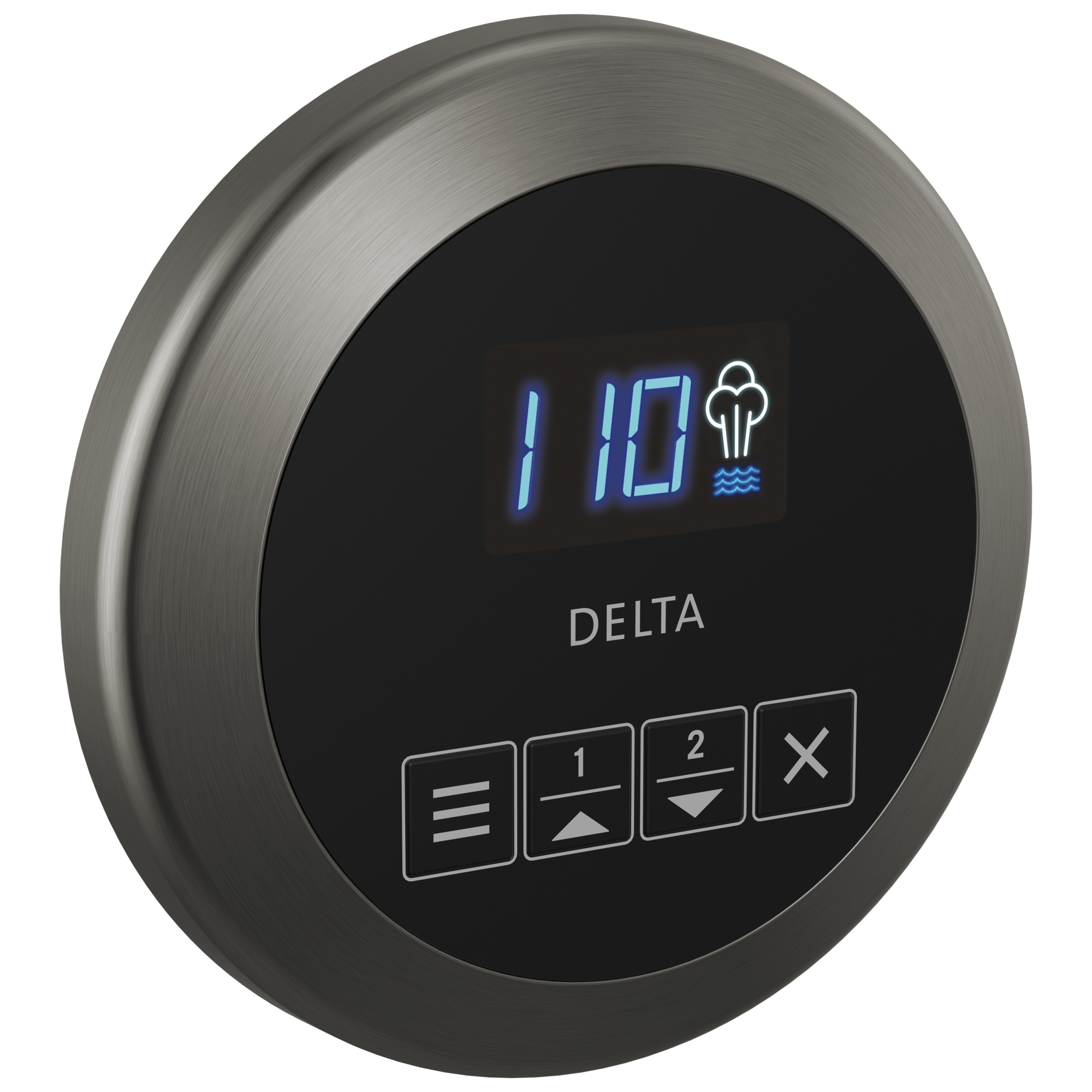 Delta - Round Steam Control - Lumicoat® Black Stainless - EP103307KSPR