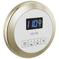 Delta - Round Steam Control - Lumicoat® Polished Nickel - EP103307PNPR