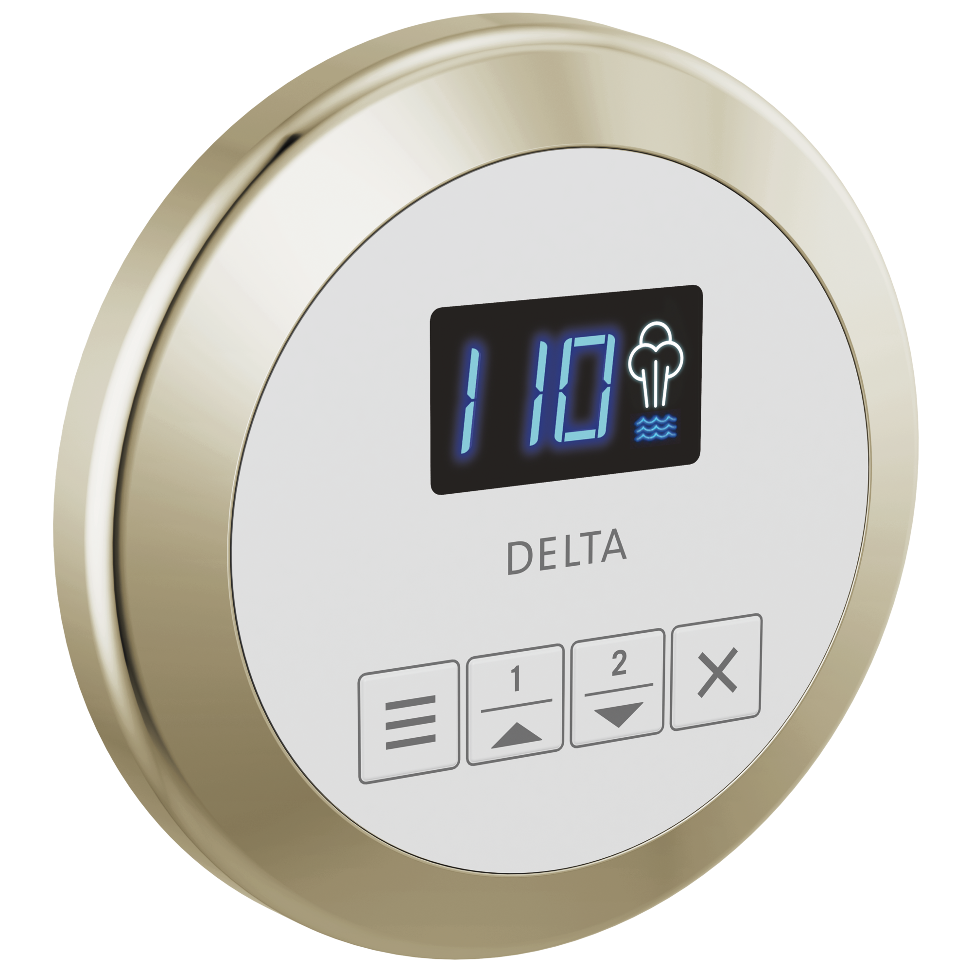 Delta - Round Steam Control - Lumicoat® Polished Nickel - EP103307PNPR