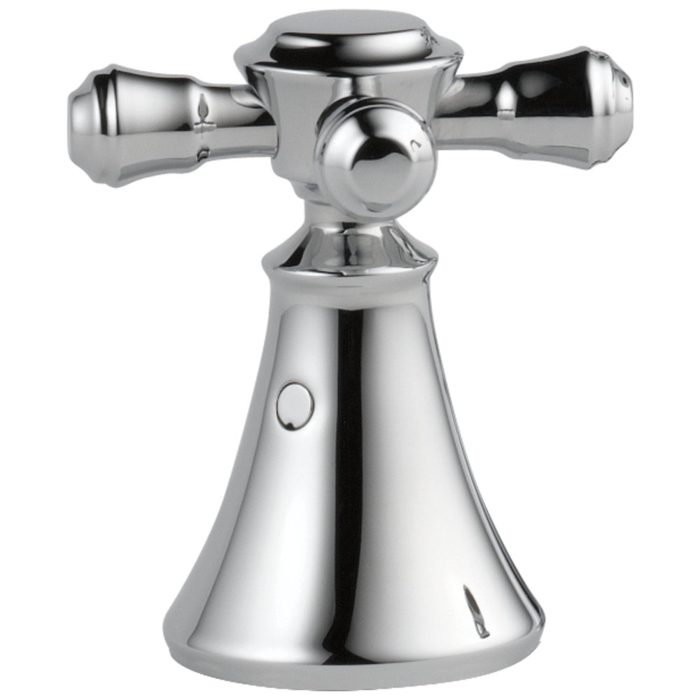 Delta - Metal Cross Handle Set - Deck Mount Bathroom & Bidet - Chrome - H295