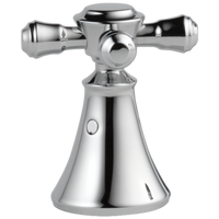 Delta - Metal Cross Handle Set - Deck Mount Bathroom & Bidet - Chrome - H295