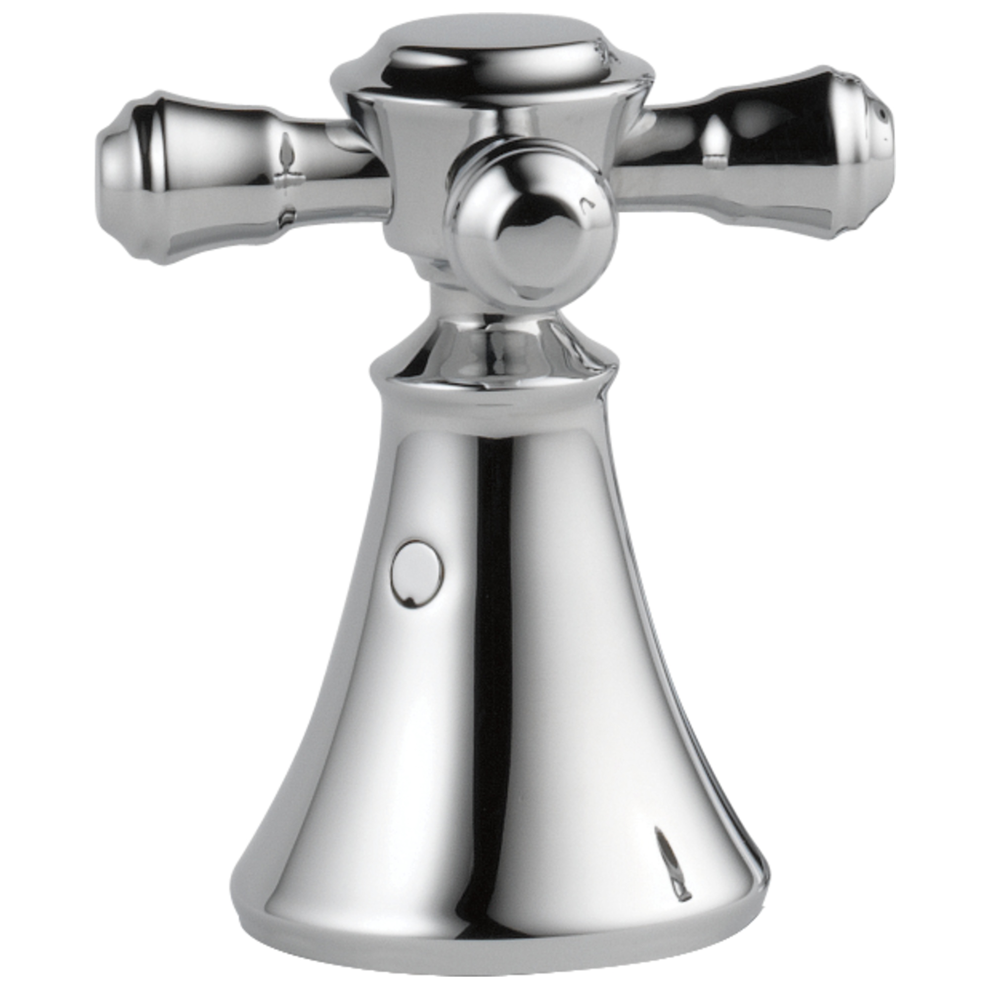 Delta - Metal Cross Handle Set - Deck Mount Bathroom & Bidet - Chrome - H295