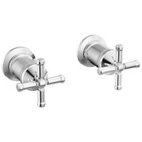 Delta - Wall Mount Tub Filler Handle Kit-Cross - Lumicoat® Chrome - H584-PR