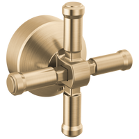 Delta - Free Standing Tub Filler Handle Kit-Cross - Lumicoat® Champagne Bronze - H594CZ-PR