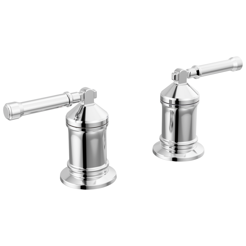 Delta - 2 Handle Roman Tub handle Kit-Lever - Lumicoat® Chrome - H596-PR