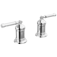 Delta - 2 Handle Roman Tub handle Kit-Lever - Lumicoat® Chrome - H596-PR