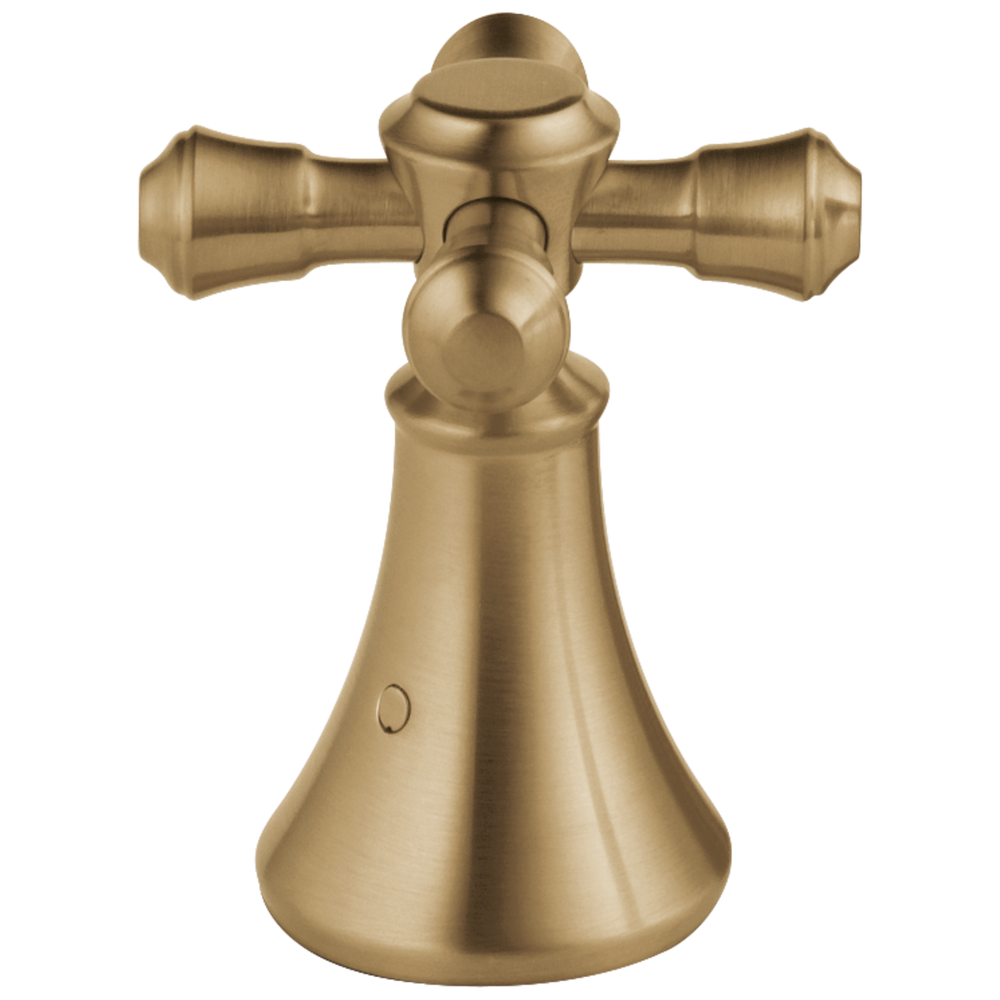 Delta - Metal Cross Handle Set - Roman Tub - Champagne Bronze - H695CZ