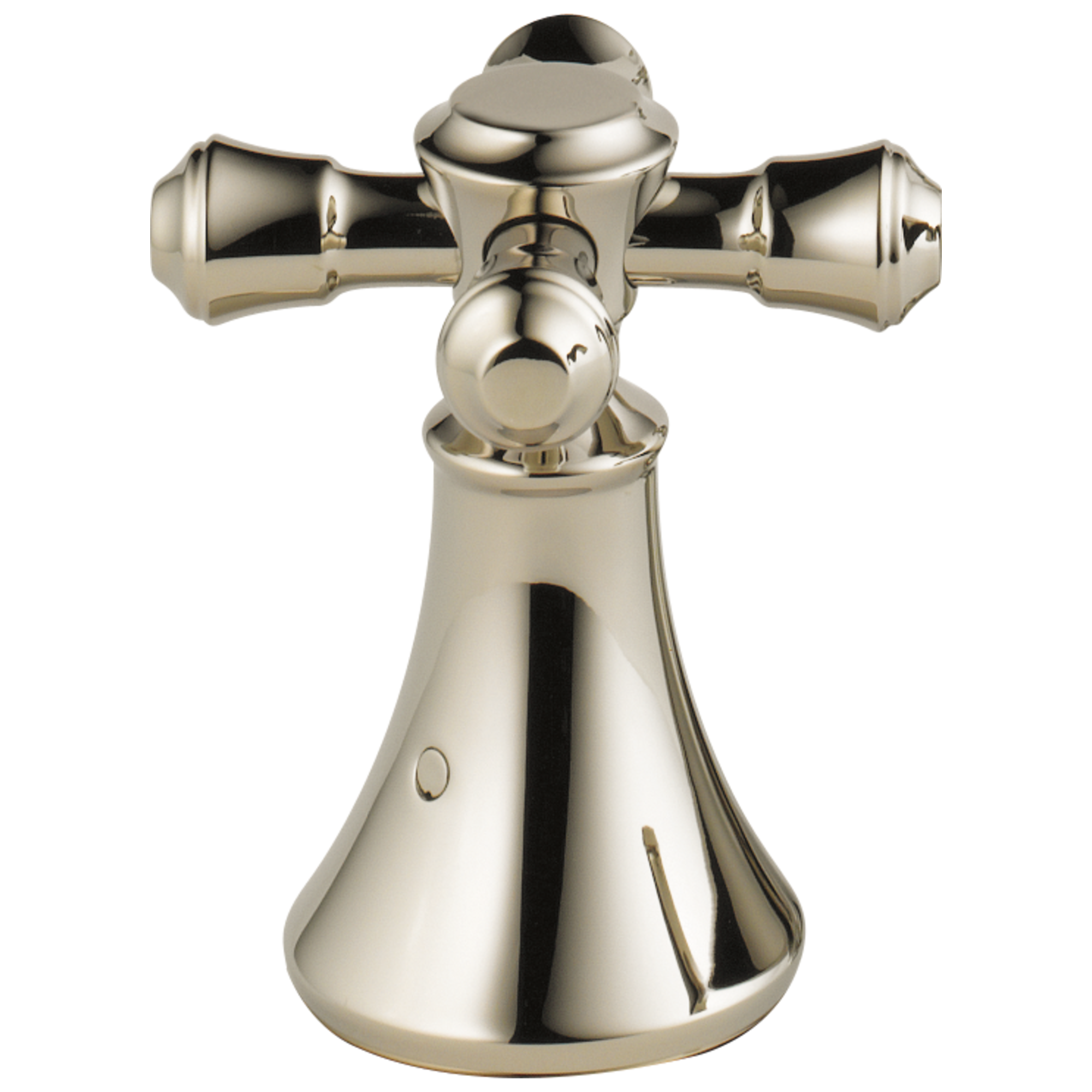 Delta - Metal Cross Handle Set - Roman Tub - Polished Nickel - H695PN