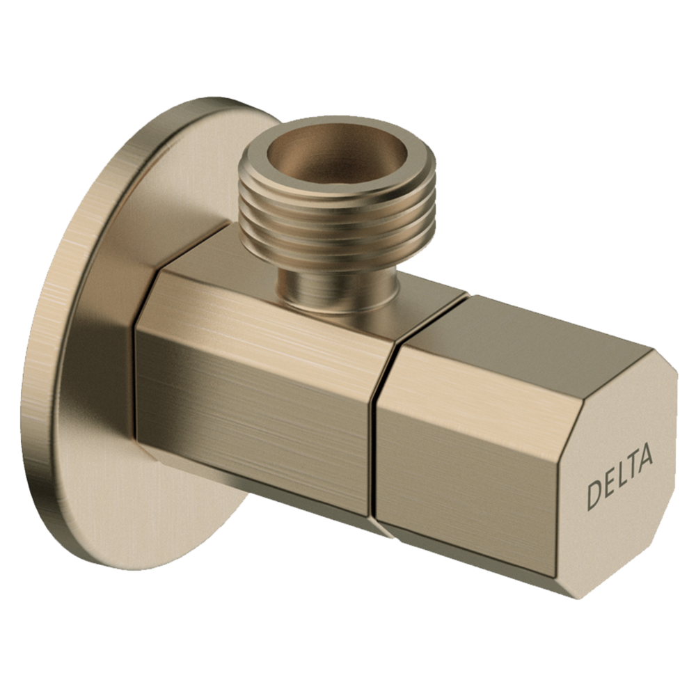 Delta - Ceramic Quarter Turn Angle Valve - Champagne Bronze - IAO36005-CZ