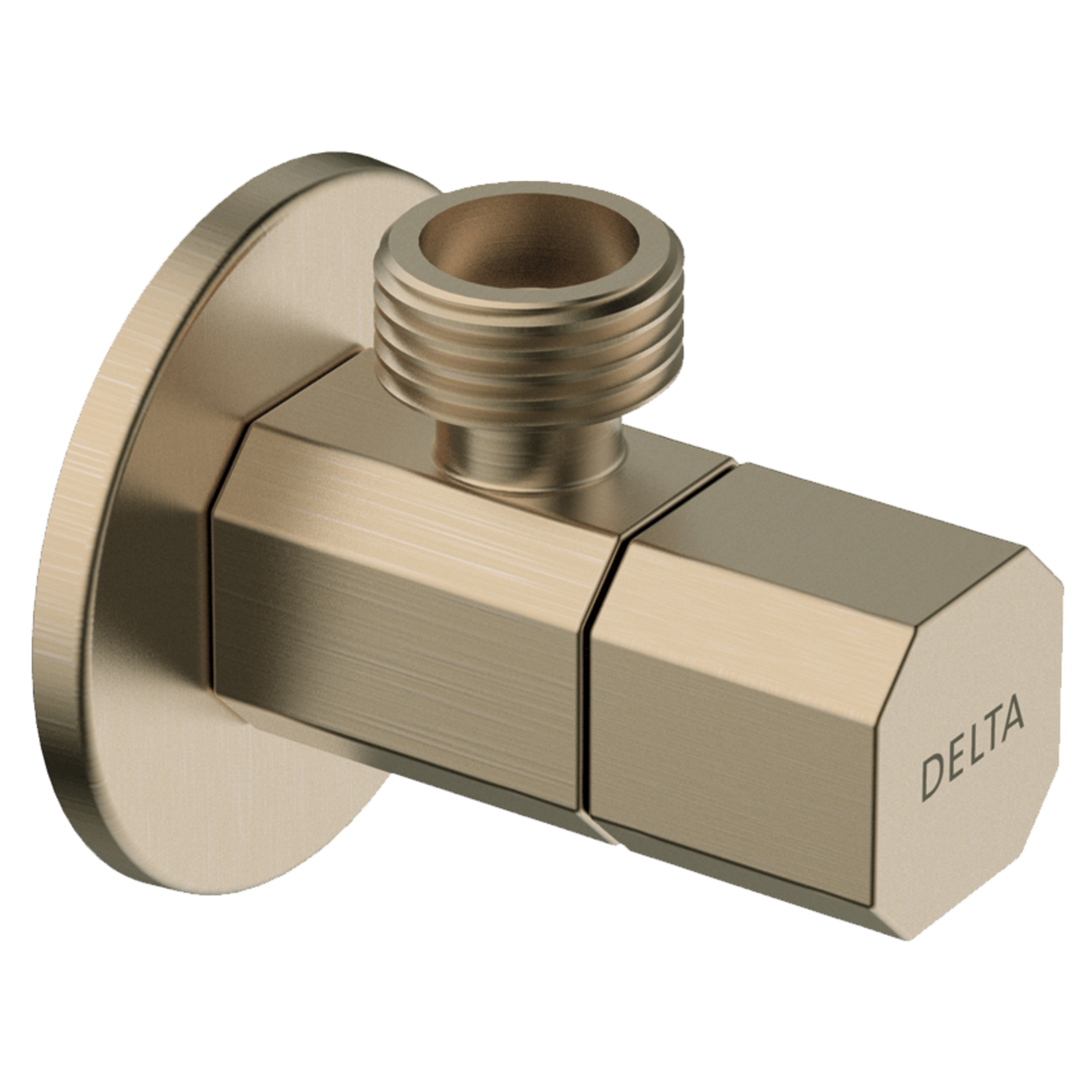 Delta - Ceramic Quarter Turn Angle Valve - Champagne Bronze - IAO36005-CZ