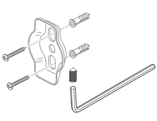 Delta - Mounting Bracket with Screws -  - RP100084