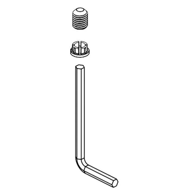 Delta - Screw & Button - Wall-Mount Tub Filler - Champagne Bronze - RP100464CZ