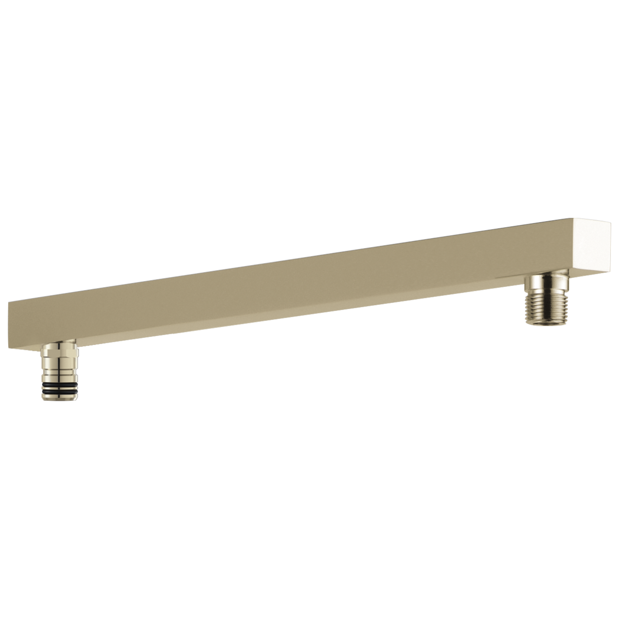 Delta - Angular Overhead Shower Arm - Lumicoat® Polished Nickel - RP100815PNPR