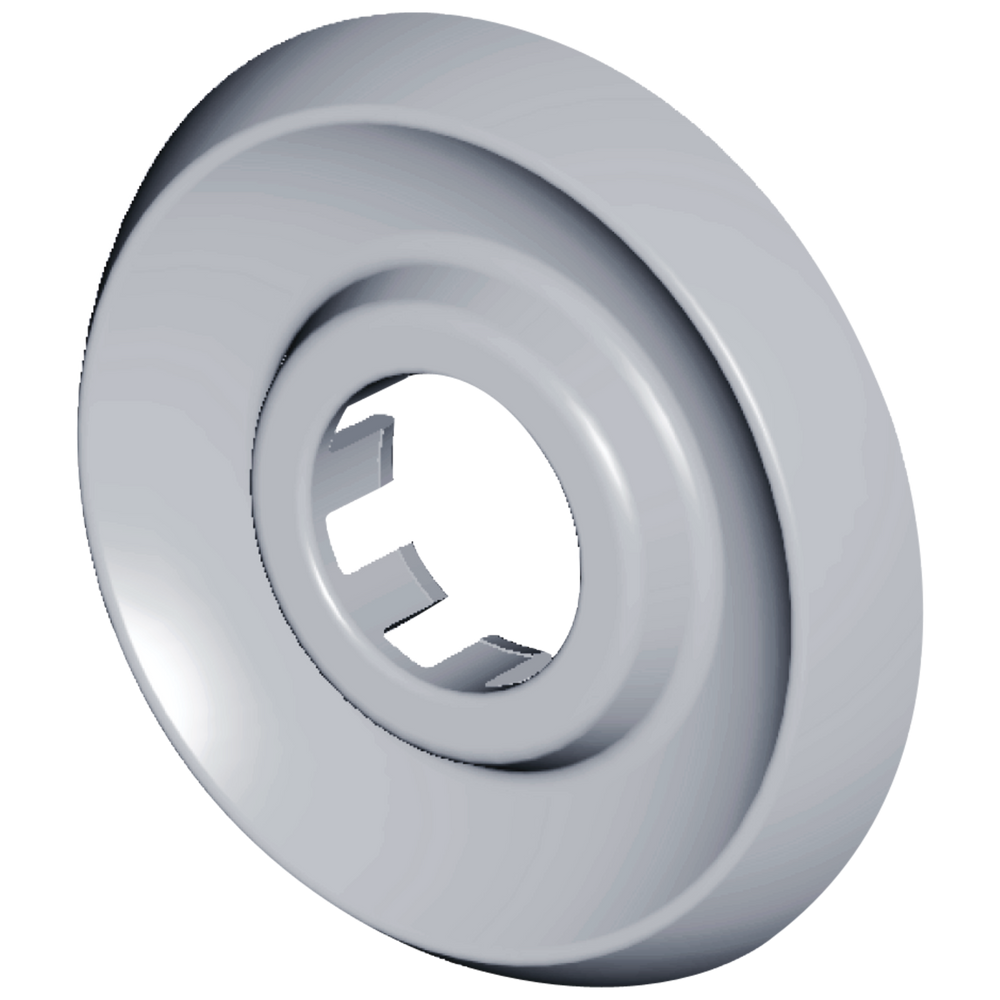 Delta - Escutcheon - Round - 2 & 3H Tub & Shower - Chrome - RP10800