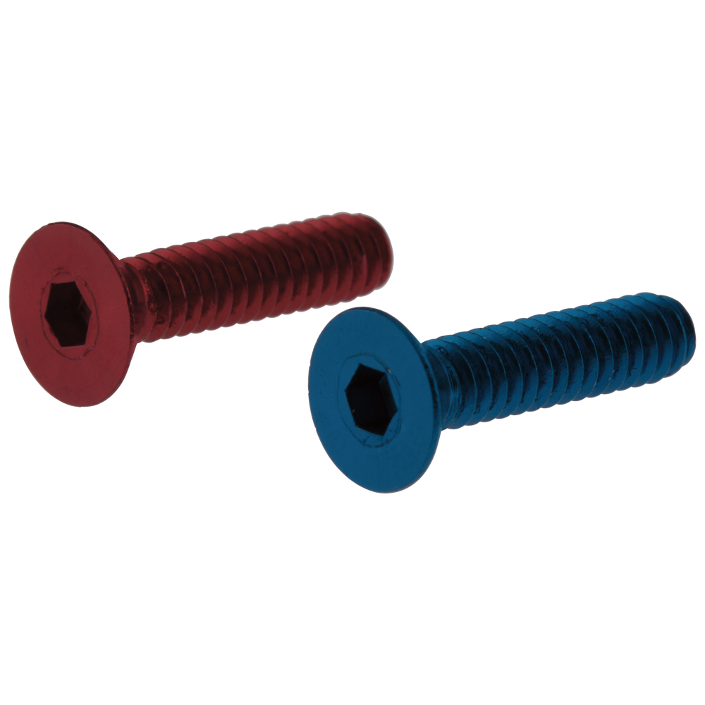 Delta - Screws - Red / Blue (1 ea) - Other Finishes - RP12490