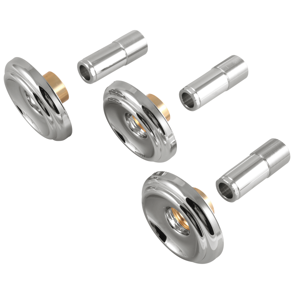 Delta - Escutcheons & Sleeves (3) - 3H Tub & Shower - Chrome - RP18312