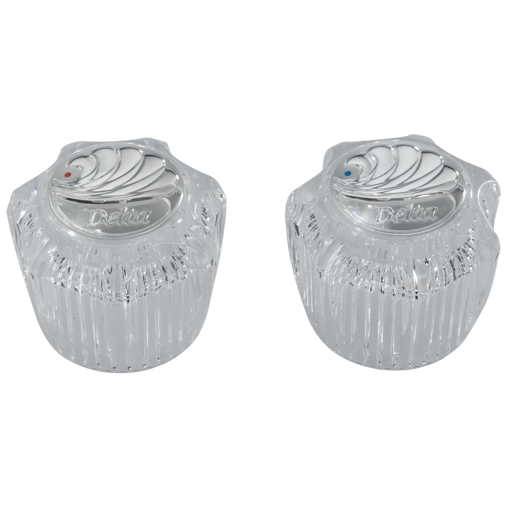 Delta - Clear Knob Handle Set -  - RP23498