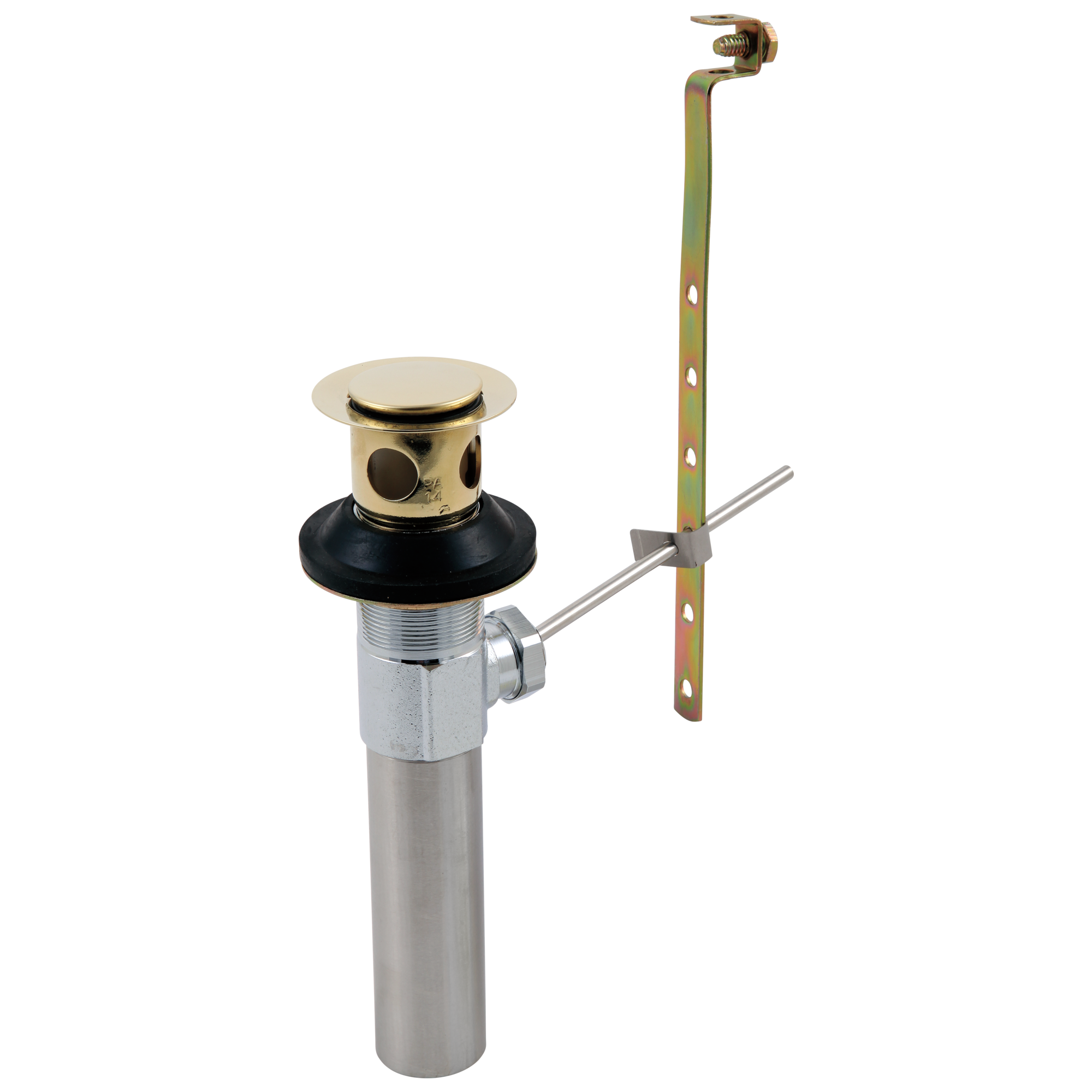 Delta - Metal Drain Assembly - Less Lift Rod - Bathroom - Polished Brass - RP26533PB