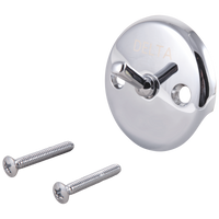 Delta - Overflow Plate & Screws - Trip Lever - Chrome - RP31555