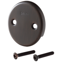 Delta - Overflow Plate & Screws - No Trip Lever - Venetian Bronze - RP31556RB