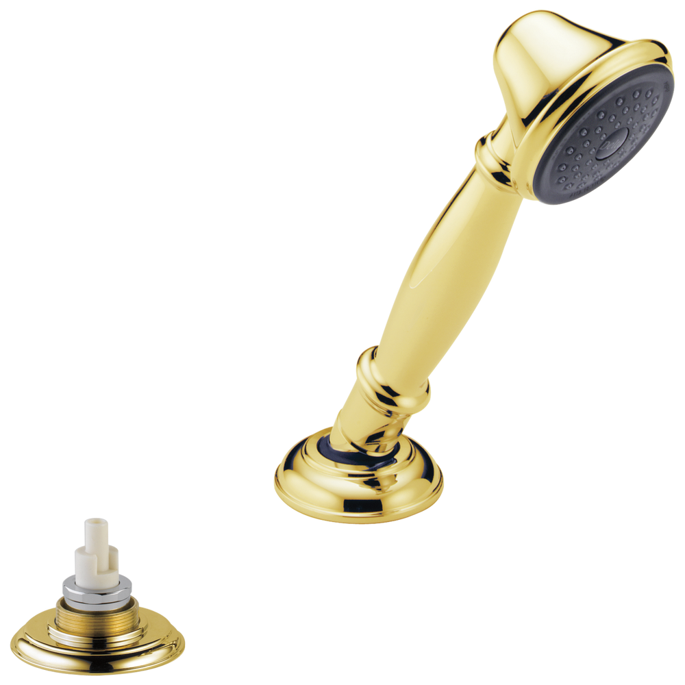 Delta - Hand Shower w/ Transfer Valve - Roman Tub - Less Handle - Polished Brass - RP33791PBLHP