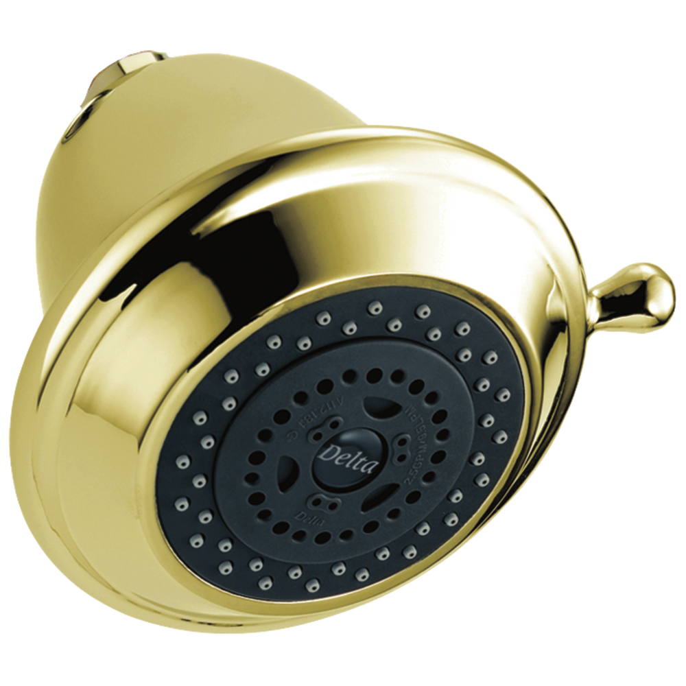 Delta - Premium 3-Setting Shower Head - Polished Brass - RP43381PB