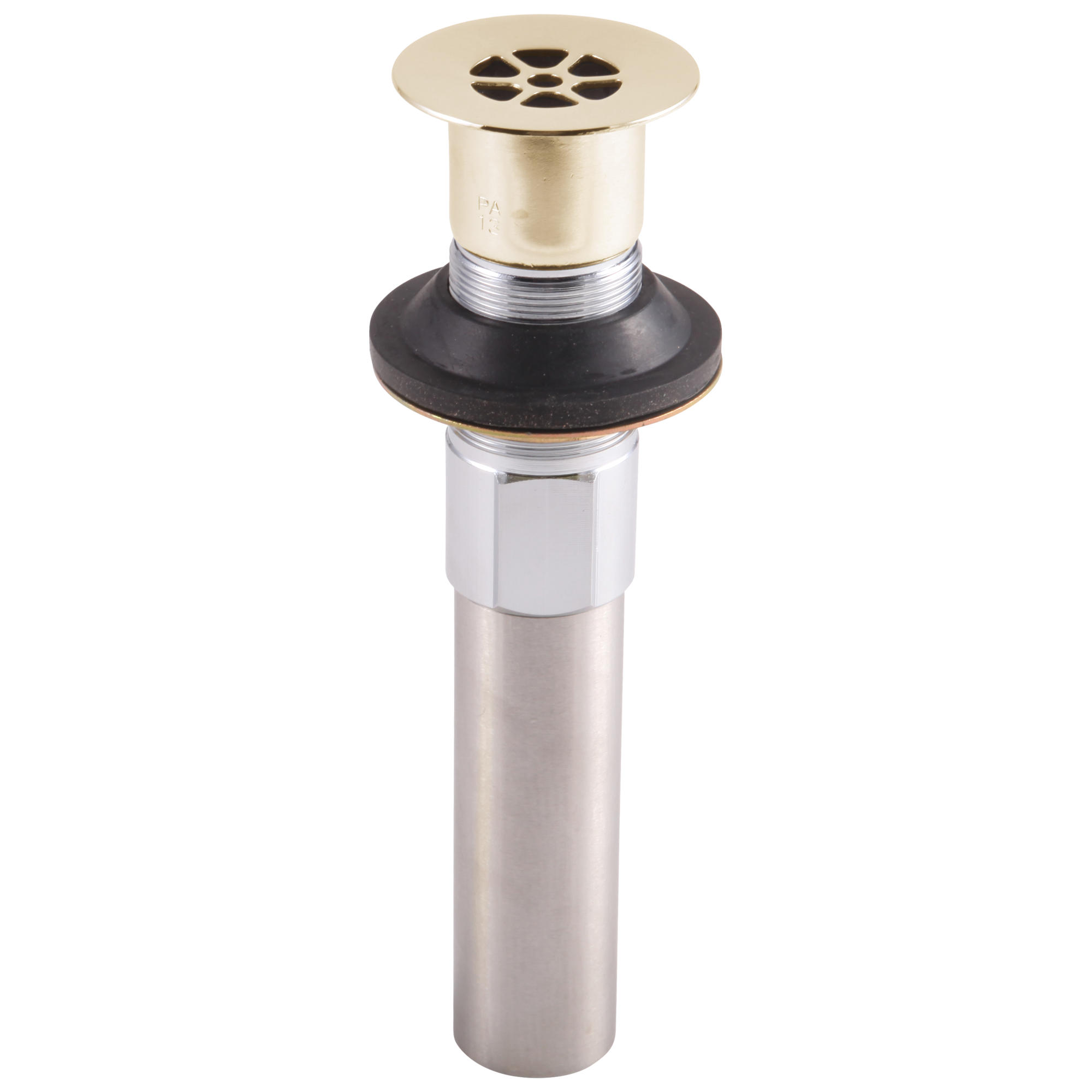 Delta - Grid Strainer - Less Overflow - Bathroom - Polished Nickel - RP47648PN