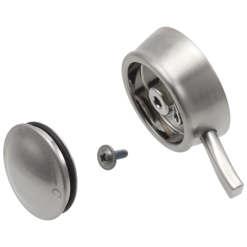 Delta - Temperature Knob, Cover & Screw - Stainless - RP52585SS