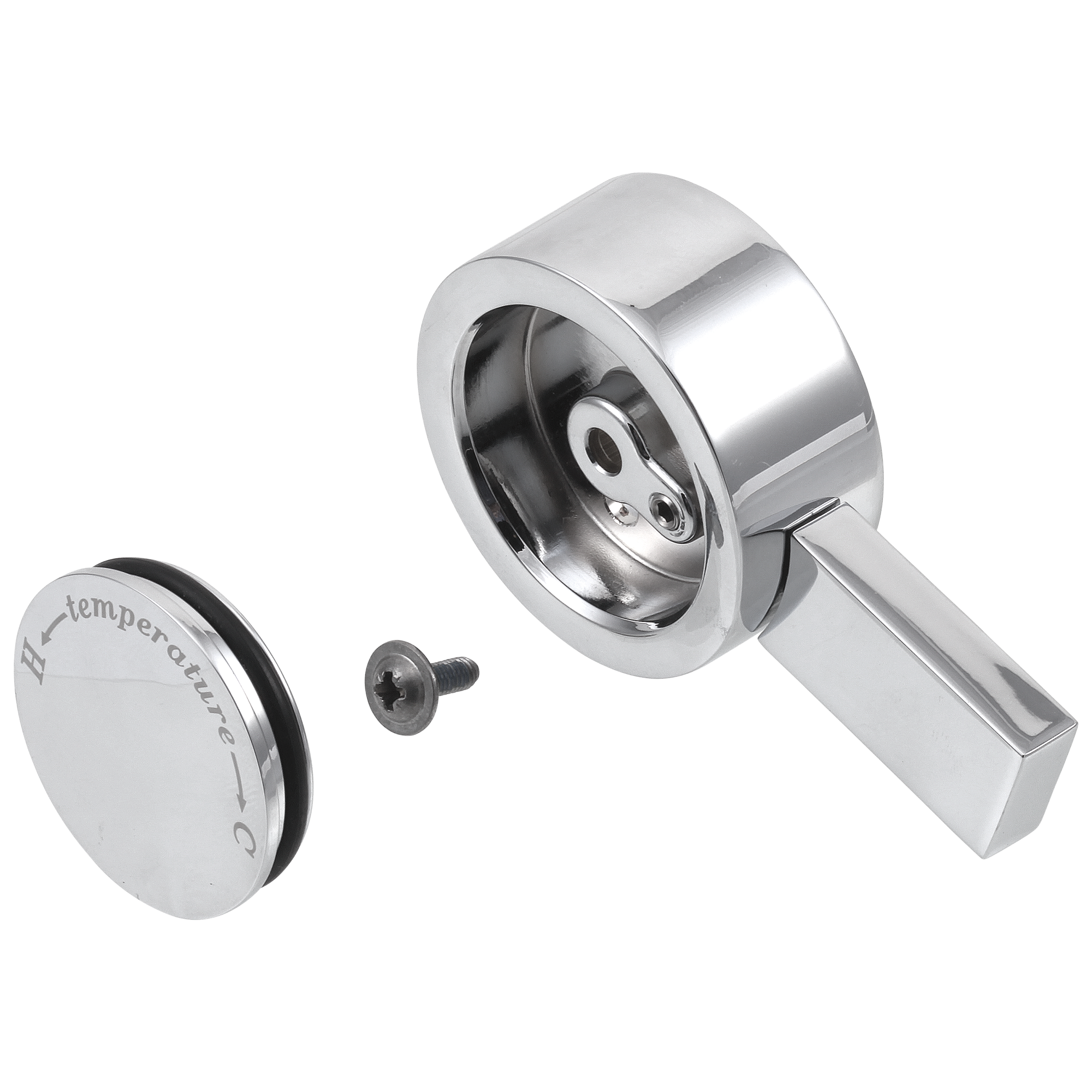 Delta - Temperature Knob & Cover - 17T Series - Chrome - RP62959