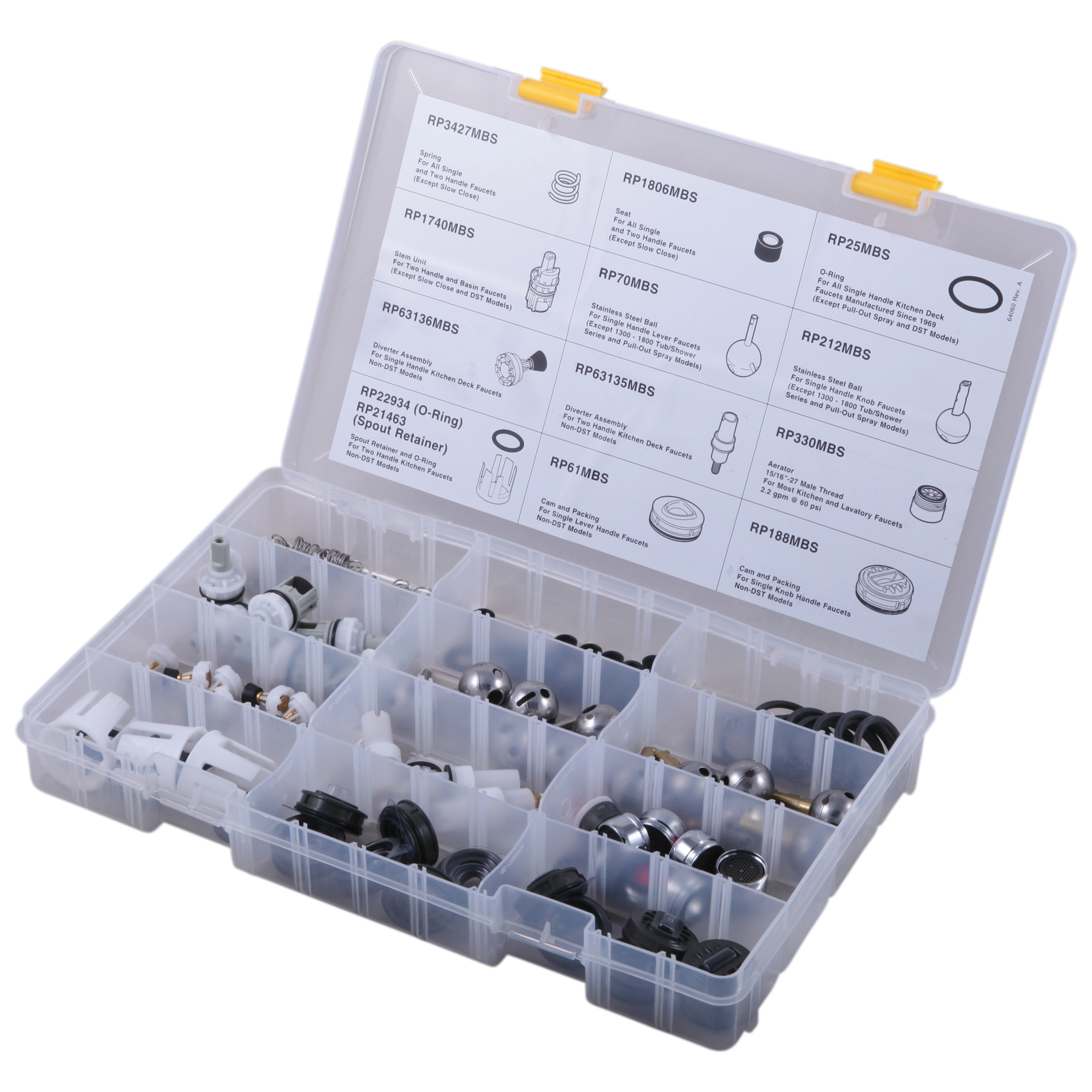 Delta - Plumber's Box of Assorted Maintenance Parts -  - RP63139