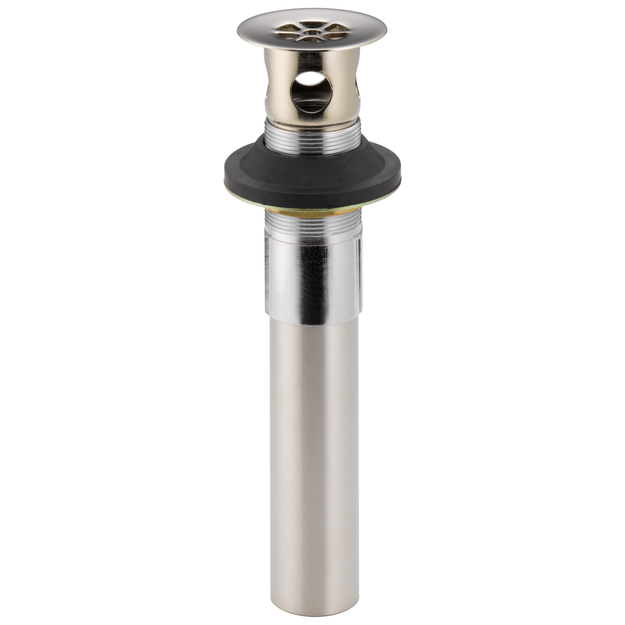 Delta - Grid Strainer w/ Overflow - Vessel Bathroom - Polished Nickel - RP6346PN