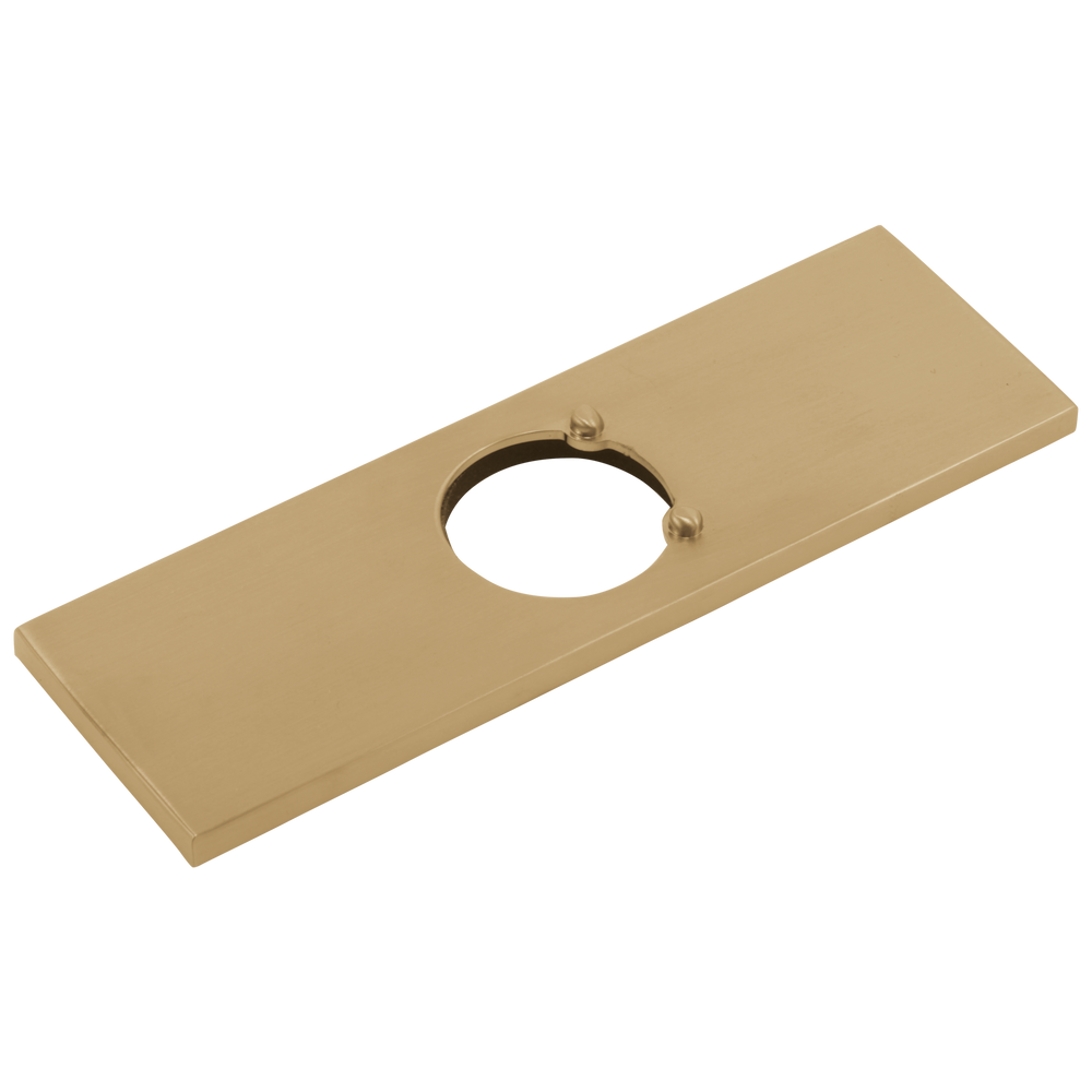 Delta - Escutcheon w/ Gasket  -  3 Hole Bathroom - Champagne Bronze - RP63970CZ