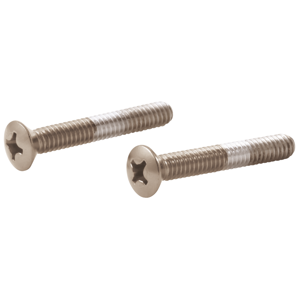 Delta - Screws (2)  - Overflow Plate - Stainless - RP6404SS