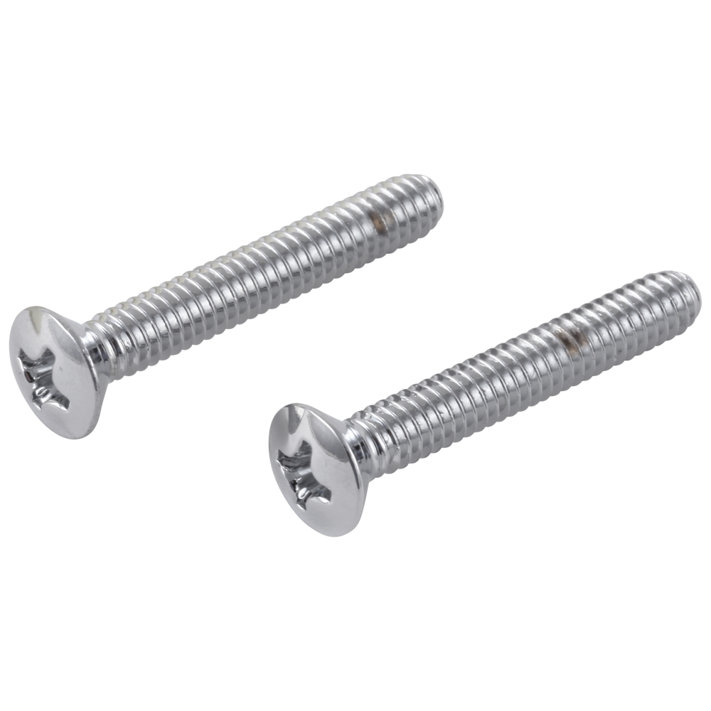 Delta - Screws (2)  - Overflow Plate - Chrome - RP6404