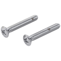 Delta - Screws (2)  - Overflow Plate - Chrome - RP6404