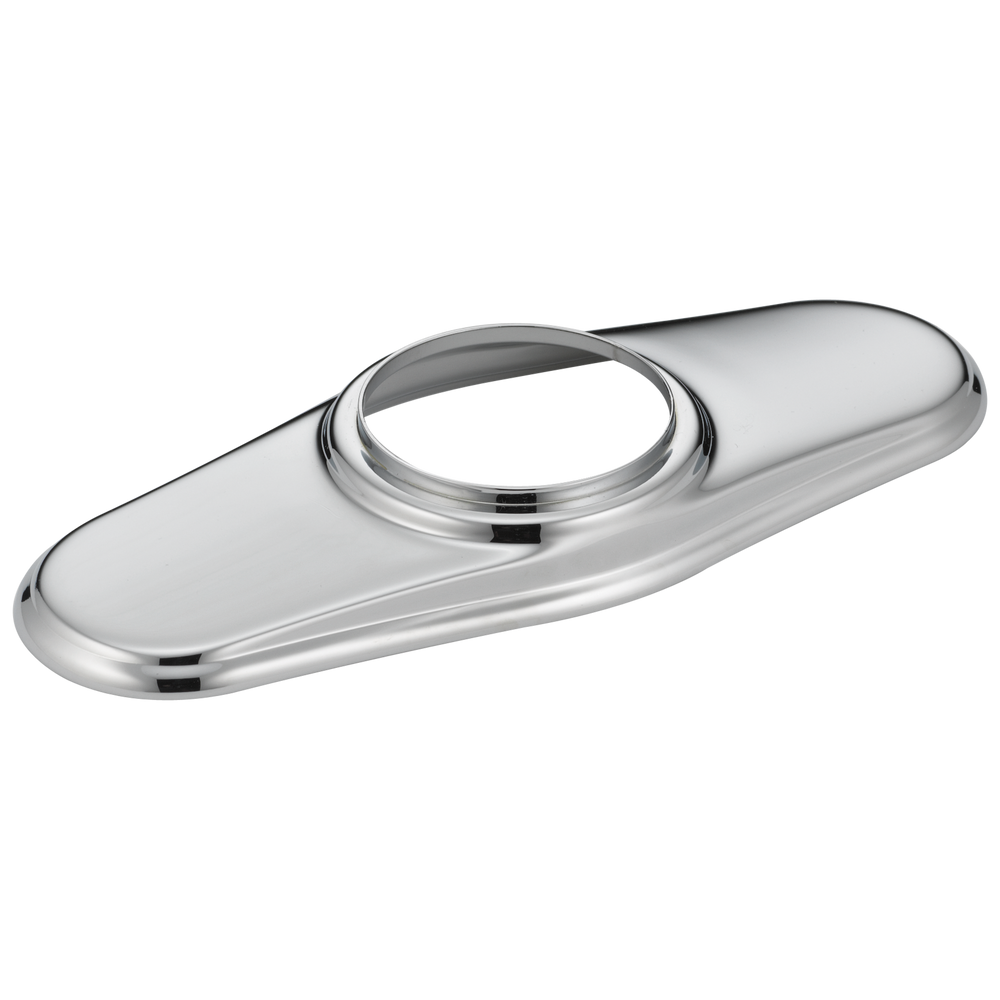 Delta - Escutcheon w/ Gasket - 4" - 1 Hole Bathroom & Bar - Chrome - RP72711