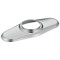 Delta - Escutcheon w/ Gasket - 4" - 1 Hole Bathroom & Bar - Chrome - RP72711